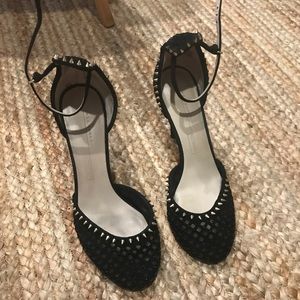 Zara crystal spiked heels